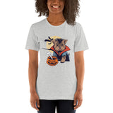 Halloween Vampire Morkie Dog / Premium Short-Sleeve Unisex T-Shirt