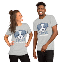 I Love My Owner Dog / Premium Short-Sleeve Unisex T-Shirt