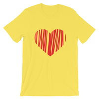 Scribbled Heart / Premium Short-Sleeve Unisex T-Shirt