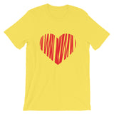 Scribbled Heart / Premium Short-Sleeve Unisex T-Shirt