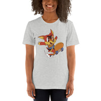 Skater Fox / Premium Short-Sleeve Unisex T-Shirt