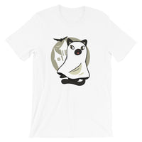 Cute Spooky Ghost Cat / Premium Short-Sleeve Unisex T-Shirt