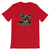 Cute Dog in Pocket / Premium Short-Sleeve Unisex T-Shirt