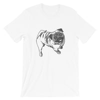 Pug Dog Smiling / Premium Short-Sleeve Unisex T-Shirt