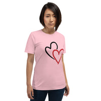 Two Hearts / Premium Short-Sleeve Unisex T-Shirt