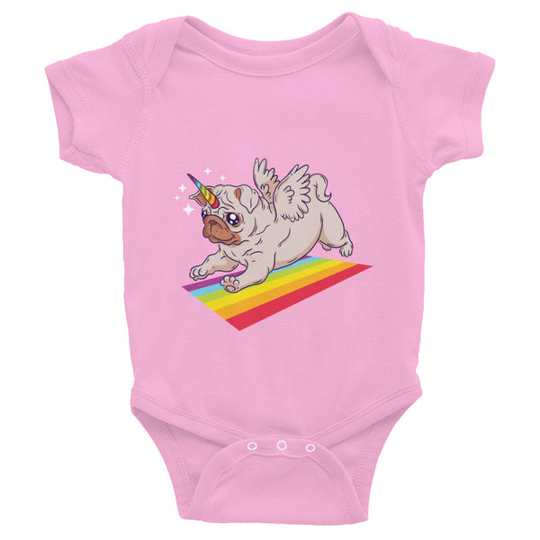 Pug Unicorn / Premium Infant Bodysuit