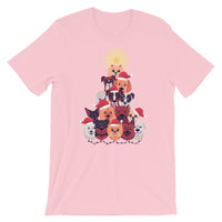 Dog Christmas Tree / Premium Short-Sleeve Unisex T-Shirt