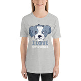 I Love My Owner Dog / Premium Short-Sleeve Unisex T-Shirt