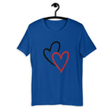 Two Hearts / Premium Short-Sleeve Unisex T-Shirt