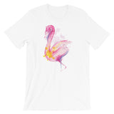 Watercolor Flamingo / Premium Short-Sleeve Unisex T-Shirt