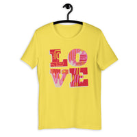 Love Lettering / Premium Short-Sleeve Unisex T-Shirt