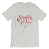 Heart by Inscribed Hearts / Premium Short-Sleeve Unisex T-Shirt