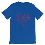 Heart by Inscribed Hearts / Premium Short-Sleeve Unisex T-Shirt