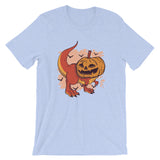 Halloween Pumpkin Dinosaur / Premium Short-Sleeve Unisex T-Shirt