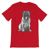 Cute Pug Dog / Premium Short-Sleeve Unisex T-Shirt