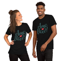 Amo Voce (I Love You) with Heart / Premium Short-Sleeve Unisex T-Shirt