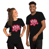 Kuss (Kiss) with Arrow Through Heart / Premium Short-Sleeve Unisex T-Shirt