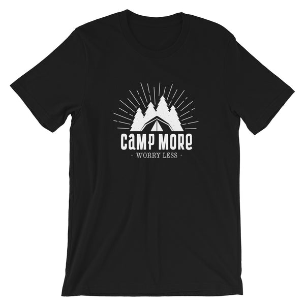 Camp More Worry Less / Premium Short-Sleeve Unisex T-Shirt