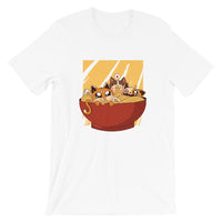 Ramen Noodle Cat / Premium Short-Sleeve Unisex T-Shirt