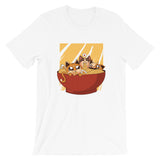 Ramen Noodle Cat / Premium Short-Sleeve Unisex T-Shirt