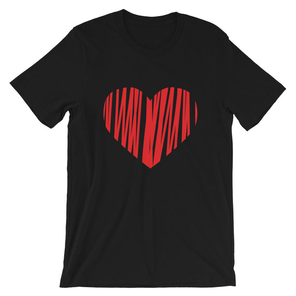 Scribbled Heart / Premium Short-Sleeve Unisex T-Shirt