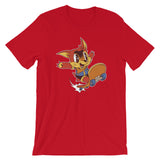 Skater Fox / Premium Short-Sleeve Unisex T-Shirt