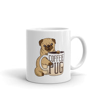 Pug Dog with Coffee Mug / Mug