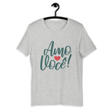 Amo Voce (I Love You) with Heart / Premium Short-Sleeve Unisex T-Shirt