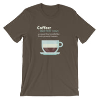 Coffee Definition / Premium Short-Sleeve Unisex T-Shirt