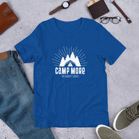 Camp More Worry Less / Premium Short-Sleeve Unisex T-Shirt