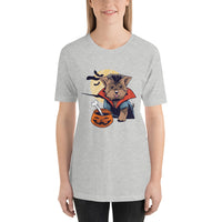 Halloween Vampire Morkie Dog / Premium Short-Sleeve Unisex T-Shirt