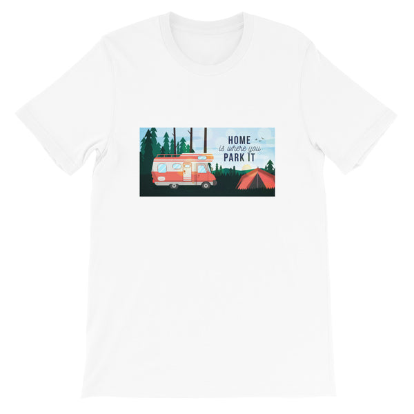 Home is Where You Park It / Premium Short-Sleeve Unisex T-Shirt