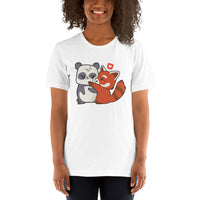 Panda Love / Premium Short-Sleeve Unisex T-Shirt