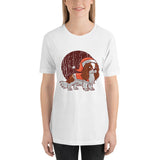 Santa Dog / Premium Short-Sleeve Unisex T-Shirt