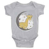 Giraffe on the Moon / Premium Infant Bodysuit