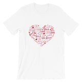 Heart by Inscribed Hearts / Premium Short-Sleeve Unisex T-Shirt