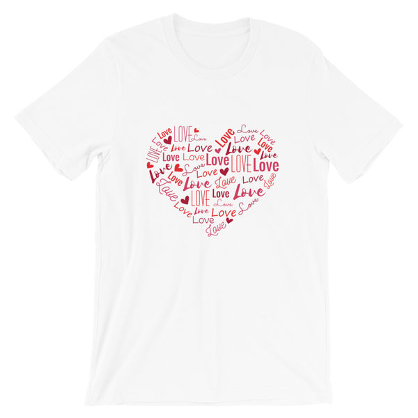 Heart by Inscribed Hearts / Premium Short-Sleeve Unisex T-Shirt