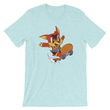 Skater Fox / Premium Short-Sleeve Unisex T-Shirt