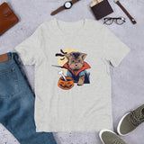 Halloween Vampire Morkie Dog / Premium Short-Sleeve Unisex T-Shirt