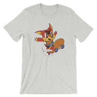 Skater Fox / Premium Short-Sleeve Unisex T-Shirt