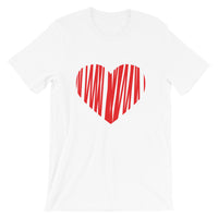 Scribbled Heart / Premium Short-Sleeve Unisex T-Shirt