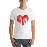 Scribbled Heart / Premium Short-Sleeve Unisex T-Shirt