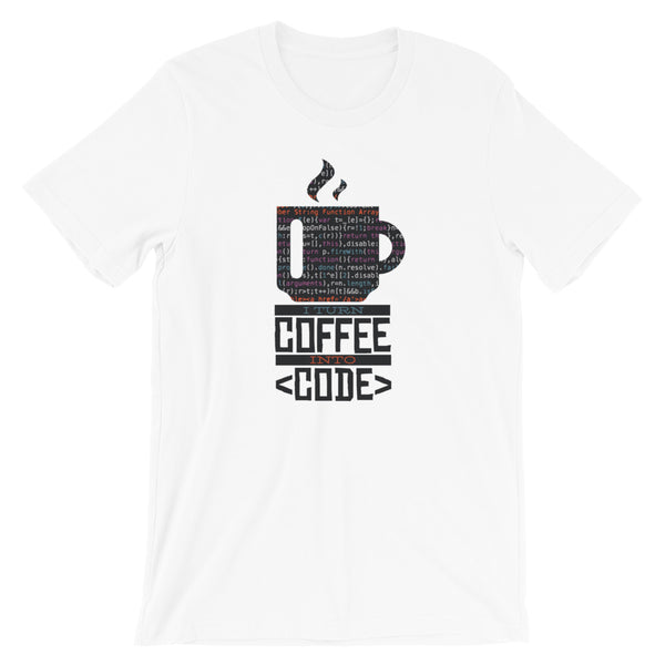 Turn Coffee Into Code / Premium Short-Sleeve Unisex T-Shirt