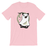 Cute Spooky Ghost Cat / Premium Short-Sleeve Unisex T-Shirt