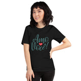 Amo Voce (I Love You) with Heart / Premium Short-Sleeve Unisex T-Shirt