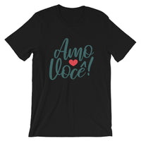 Amo Voce (I Love You) with Heart / Premium Short-Sleeve Unisex T-Shirt