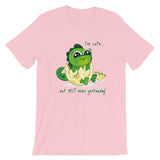 Baby Dinosaur Cute But Not Born Yesterday / Premium Short-Sleeve Unisex T-Shirt