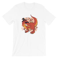 Halloween Pug Master of Dinosaur / Premium Short-Sleeve Unisex T-Shirt