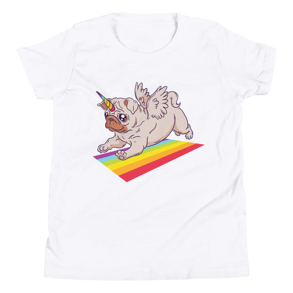 Unicorn Pug / Premium Youth Short Sleeve T-Shirt