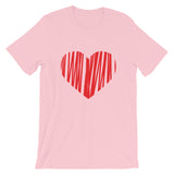 Scribbled Heart / Premium Short-Sleeve Unisex T-Shirt